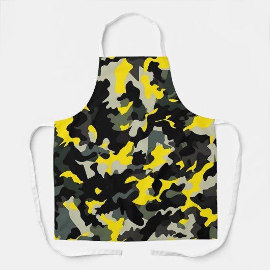 Schwarzweißkampfmuster Schürze (Vorderseite)