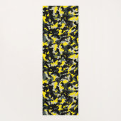 Schwarzweißkampfmuster Yogamatte (Rückseite)