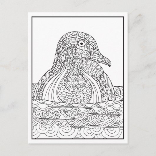 Schwarzweißkarte aus weißem Holz Postkarte (Vorderseite)