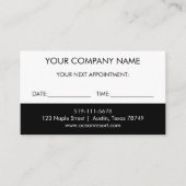 Schwarzweißkarte Begleitkarte (Vorderseite)