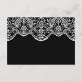 Schwarzweißkarte mit marokkanischem Empfang Begleitkarte (Rückseite)