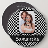 Schwarzweißkarton Button (Vorne & Hinten)