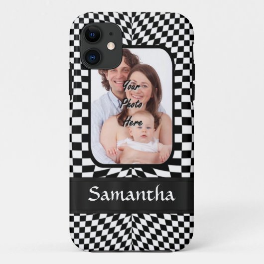 Schwarzweißkarton Case-Mate iPhone Hülle (Rückseite)