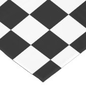 Schwarzweißkarton Großer Tischläufer (Ecke)