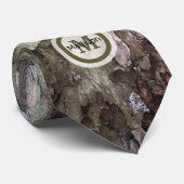 Schwarzweißkarton Monogram Krawatte (Gerollt)