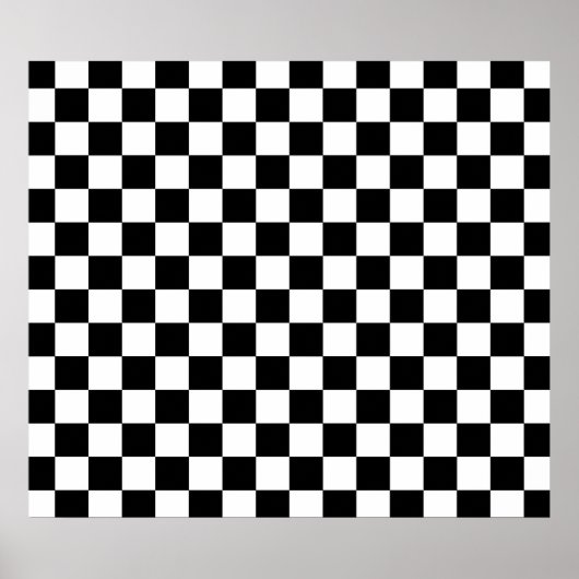 Schwarzweißkarton Poster (Vorne)