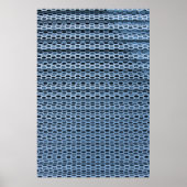 Schwarzweißkarton Poster (Vorne)