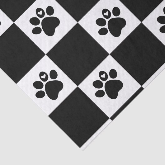 Schwarzweißkarton Seidenpapier (Ausschnitt)