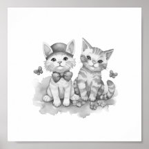 Schwarzweißkätzchen