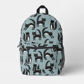 Schwarzweißkatze Bedruckter Rucksack (Vorderseite)