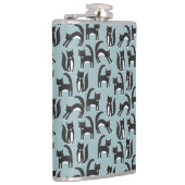 Schwarzweißkatze Flachmann (Rechts)