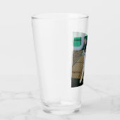 Schwarzweißkatze Glas (Rechts)