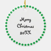 Schwarzweißkatze Keramik Ornament (Hinten)