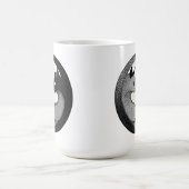 Schwarzweißkatzen Kaffeetasse (Mittel)
