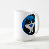 Schwarzweißkatzen Kaffeetasse (VorderseiteRechts)