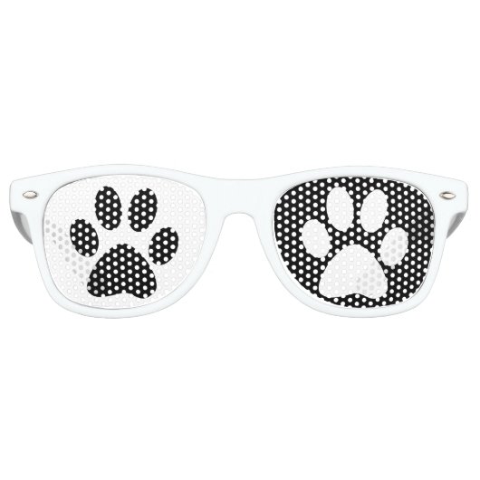Schwarzweißkatzenpaare Partybrille (Vorderseite)