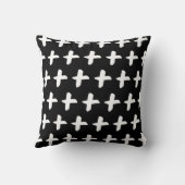 SchwarzweißkissenMonogramm Kissen (Rückseite)