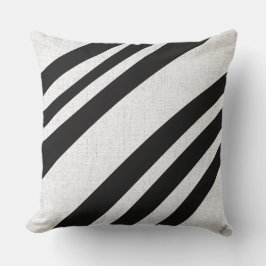 Schwarzweißkopfkissen Kissen