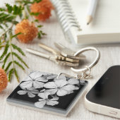 Schwarzweißkugel Schlüsselanhänger (Vorderseite rechts)