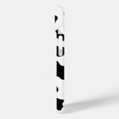 Schwarzweißkuhausdruck Case-Mate iPhone Hülle (Rückseite / Links)