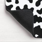Schwarzweißkuhausdruck Mousepad (Ecke)