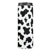 Schwarzweißkuhausdruck Thermosbecher (Rückseite)