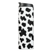 Schwarzweißkuhausdruck Thermosbecher (Nach rechts gedreht)