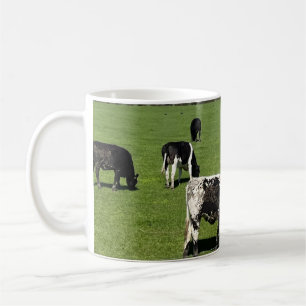 Schwarzweißkühe in Irland Kaffeetasse