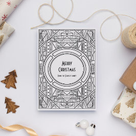 Schwarzweißkunst Deko Frohe Weihnachten