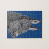 Schwarzweißlebewesen zeichnend niedlicher Esel Puzzle (Horizontal)