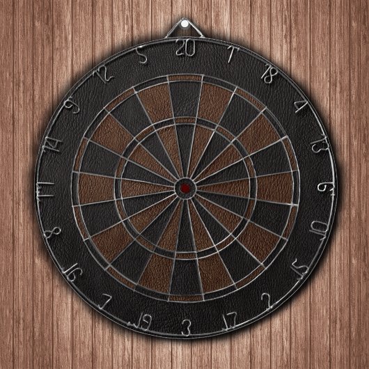 Schwarzweißleder Dartscheibe