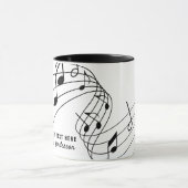 Schwarzweißlehrer/Student für benutzerdefinierte T Tasse (Zentrum)