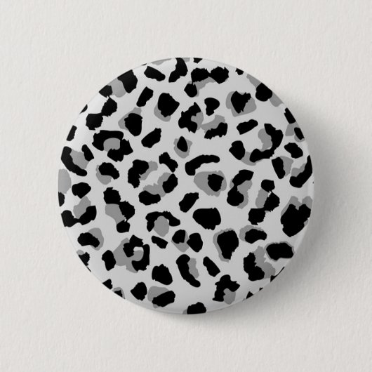 Schwarzweißleopard Button (Vorderseite)