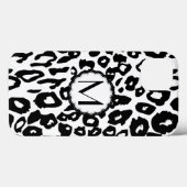 Schwarzweißleopard Case-Mate iPhone Hülle (Rückseite (Horizontal))