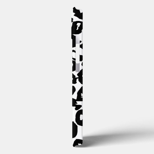 Schwarzweißleopard Case-Mate iPhone Hülle (Rückseite / Links)