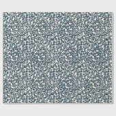 Schwarzweißleopard Geschenkpapier (Flach)