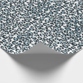 Schwarzweißleopard Geschenkpapier (Ecke)