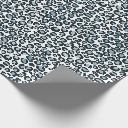 Schwarzweißleopard Geschenkpapier (Ecke)