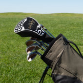 Schwarzweißleopard Golf Headcover (In SItu)