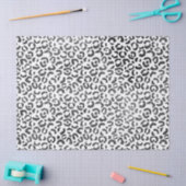 Schwarzweißleopard seidenpapier (Basteln)