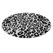 Schwarzweißleoparddruck Schneidebrett (Ecke)