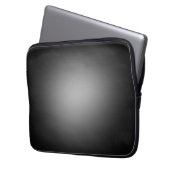 Schwarzweißlichter Laptopschutzhülle (Vorderseite Links)