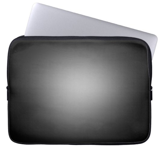Schwarzweißlichter Laptopschutzhülle (Vorderseite)