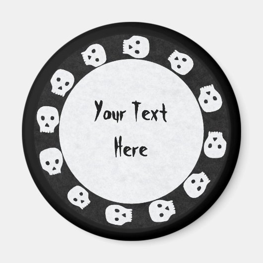 Schwarzweißmagnete Magnet (Vorne)