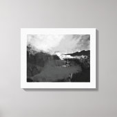 Schwarzweißmalerei Leinwanddruck (Vorderseite)