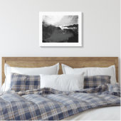 Schwarzweißmalerei Leinwanddruck (Insitu (Schlafzimmer))