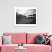 Schwarzweißmalerei Leinwanddruck (Insitu (Wohnzimmer))