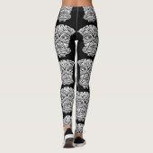 Schwarzweißmaske Leggings (Rückseite)
