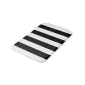 Schwarzweißmatte Badematte (Schrägansicht)