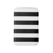 Schwarzweißmatte Badematte (Vorderseite Vertikal)